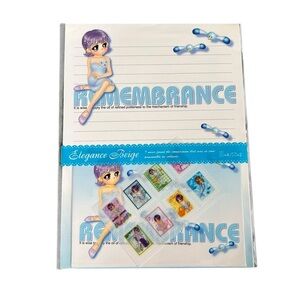 Vintage Sunflower Fancy Elegance Beige Letter Set Y2K Korean Stationary Kawaii